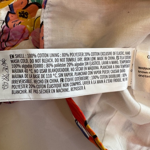 Endless rose large floral cropped blouse NWT - Picture 9 of 12